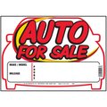 Hy-Ko Auto For Sale Sign 8.5" x 12.5", 10PK, A00223 A00223